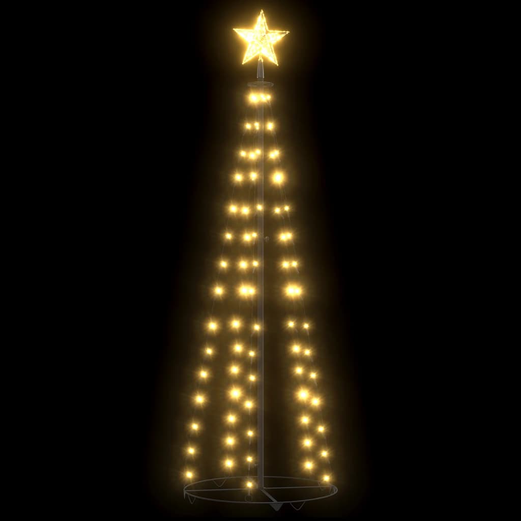 Kegelkerstboom 70 Led's 50X120 Cm Warmwit
