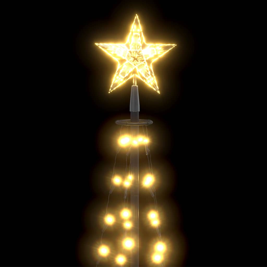 Kegelkerstboom 70 Led's 50X120 Cm Warmwit