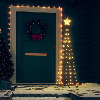 Kegelkerstboom 70 Led's 50X120 Cm Warmwit