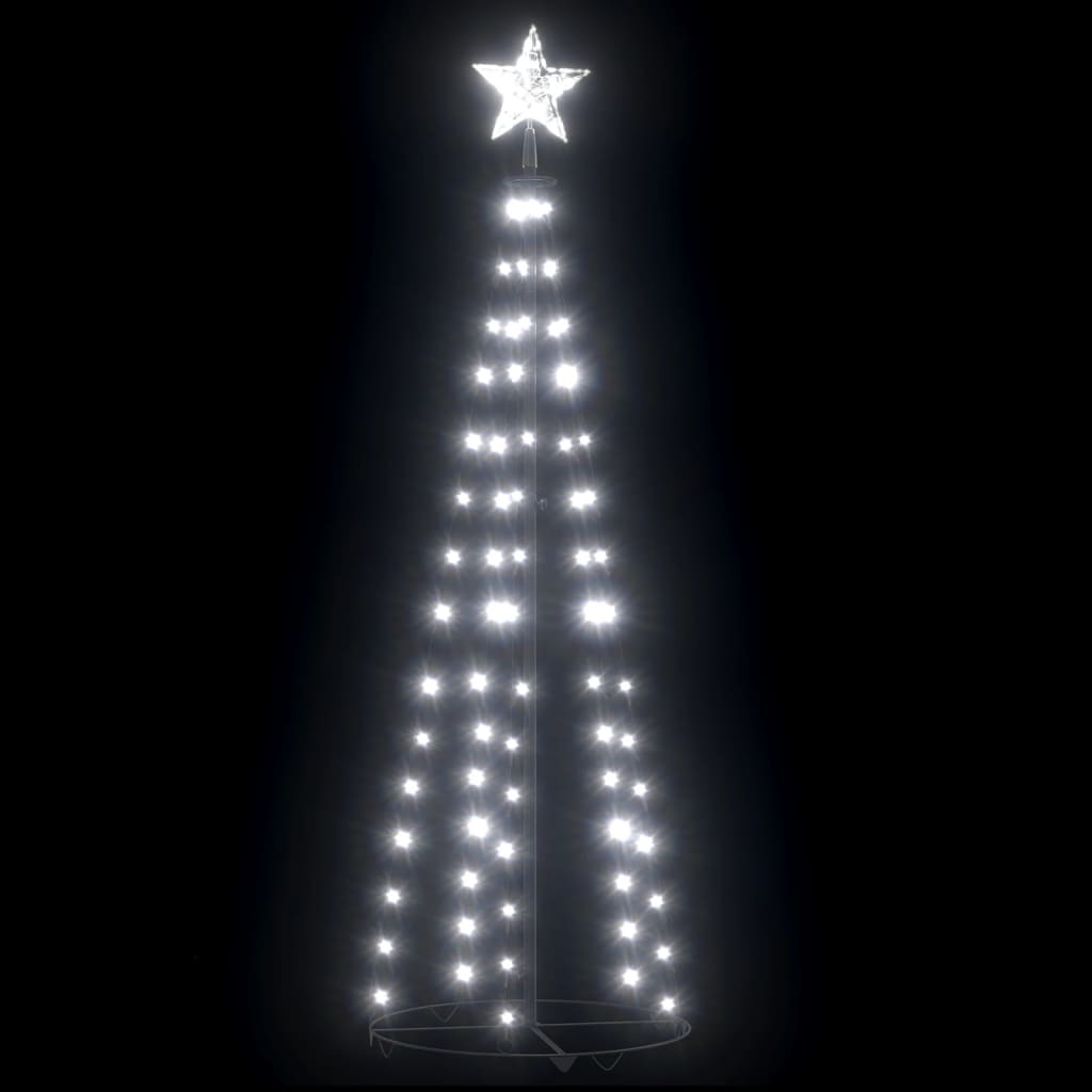 Kegelkerstboom 70 Led's 50X120 Cm Koudwit