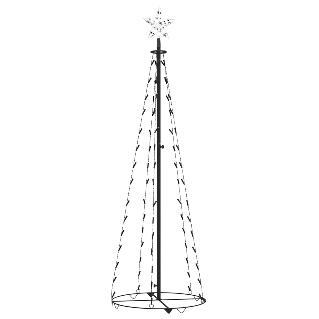 Kegelkerstboom 70 Led's 50X120 Cm Koudwit