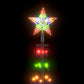 Kegelkerstboom 70 Led's 50X120 Cm Meerkleurig