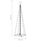 Kegelkerstboom 70 Led's 50X120 Cm Meerkleurig