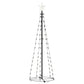 Kegelkerstboom 84 Led's 50X150 Cm Warmwit