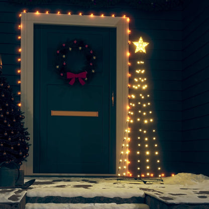 Kegelkerstboom 84 Led's 50X150 Cm Warmwit