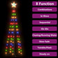 Kegelkerstboom 84 Led's 50X150 Cm Meerkleurig