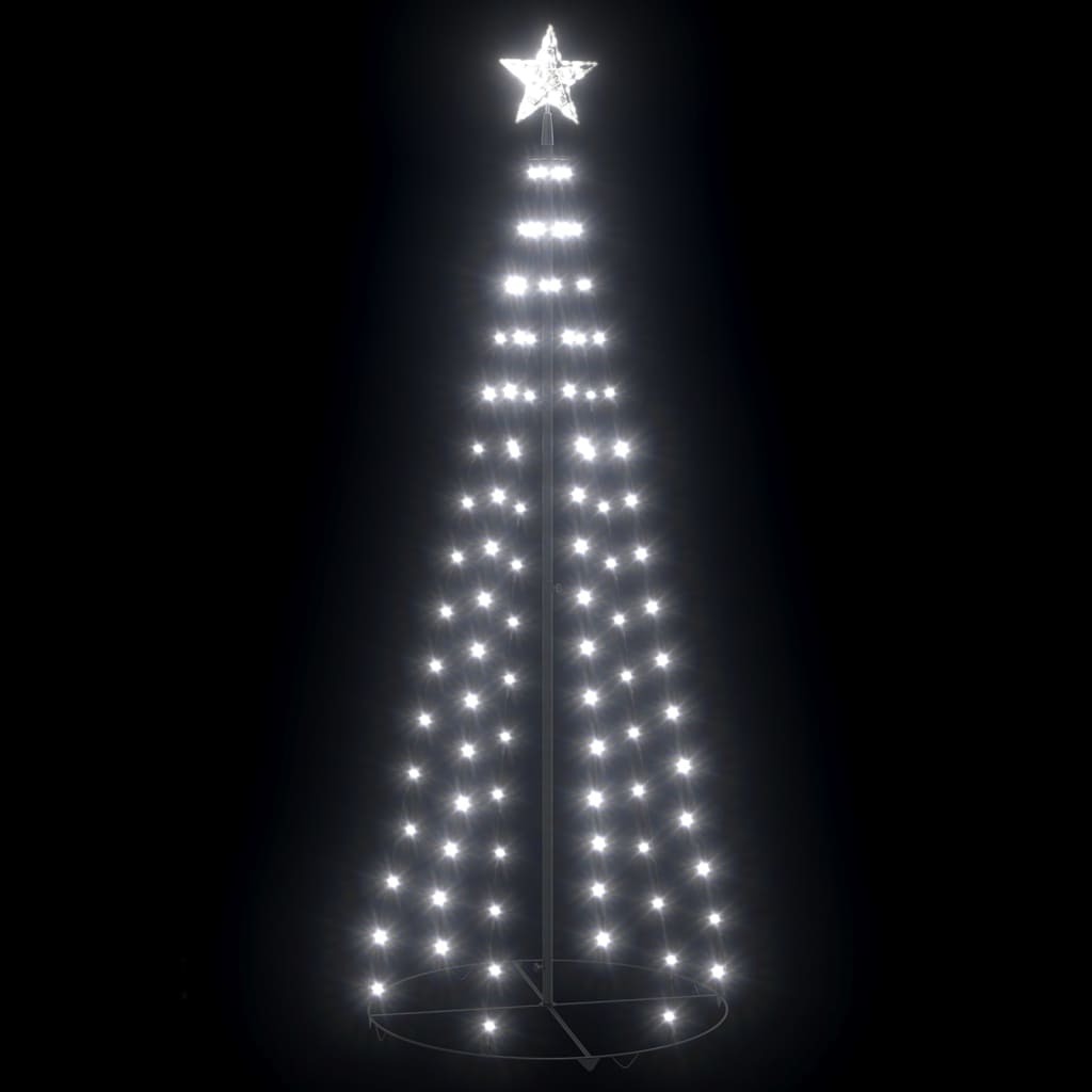 Kegelkerstboom 100 Led's 70X180 Cm Koudwit