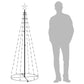 Kegelkerstboom 100 Led's 70X180 Cm Koudwit