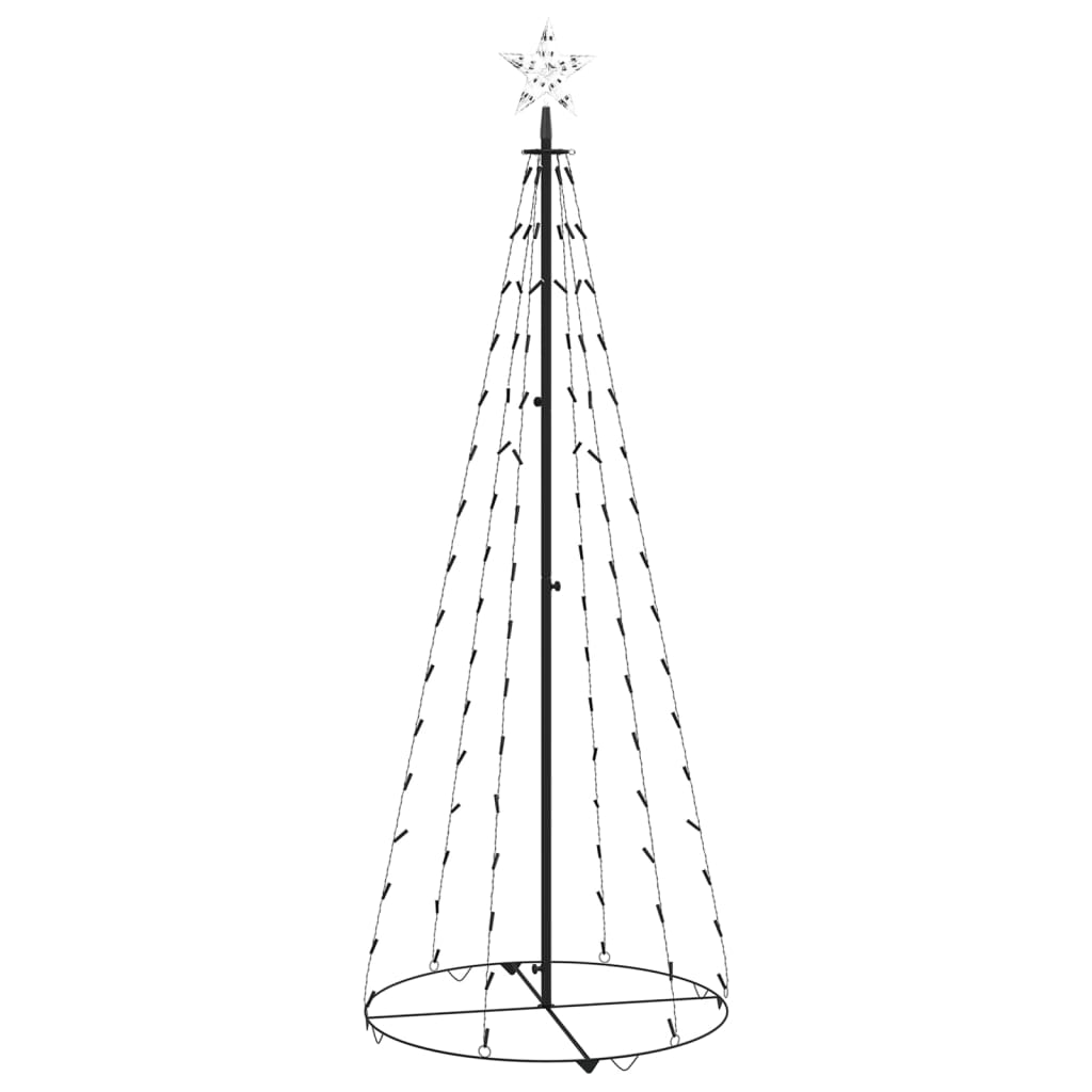Kegelkerstboom 100 Led's 70X180 Cm Koudwit