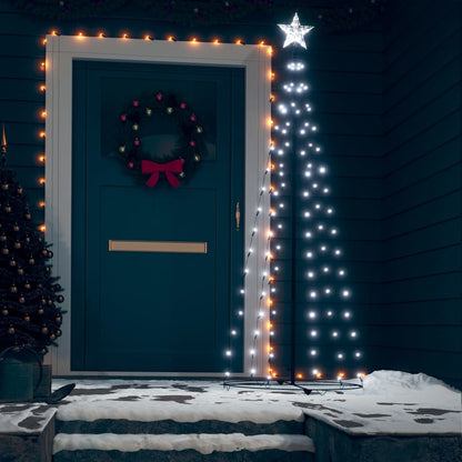Kegelkerstboom 100 Led's 70X180 Cm Koudwit