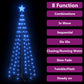 Kegelkerstboom 100 Led's 70X180 Cm Blauw