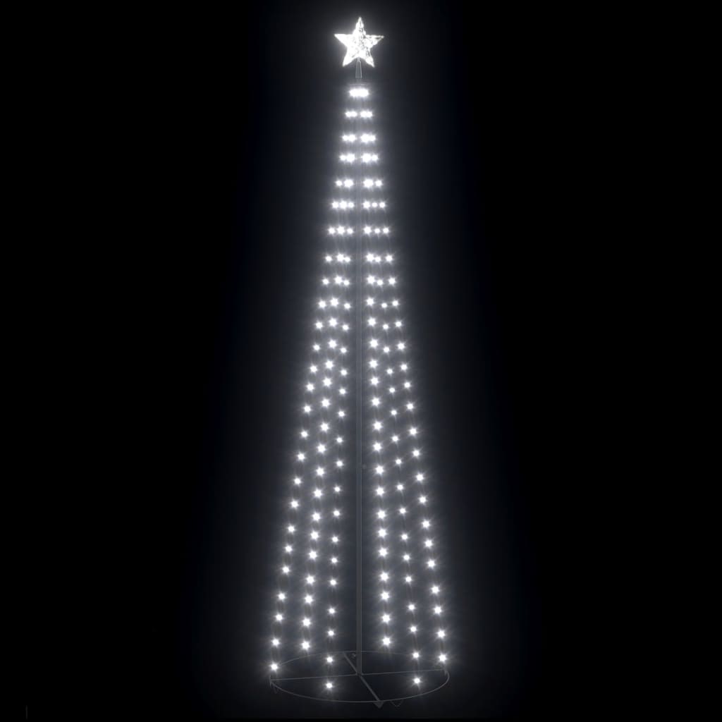 Kegelkerstboom 136 Led's 70X240 Cm Koudwit