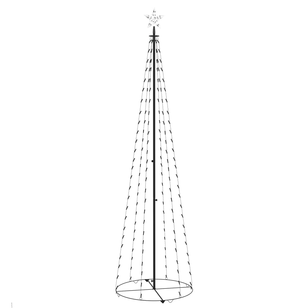 Kegelkerstboom 136 Led's 70X240 Cm Koudwit