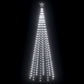 Kegelkerstboom 330 Led's Koudwit 100X300 Cm