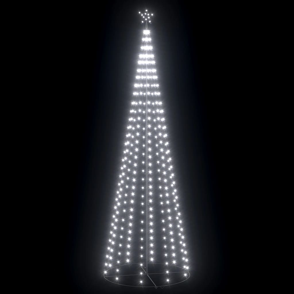 Kegelkerstboom 330 Led's Koudwit 100X300 Cm