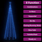 Kegelkerstboom 330 Led's 100X300 Cm Blauw