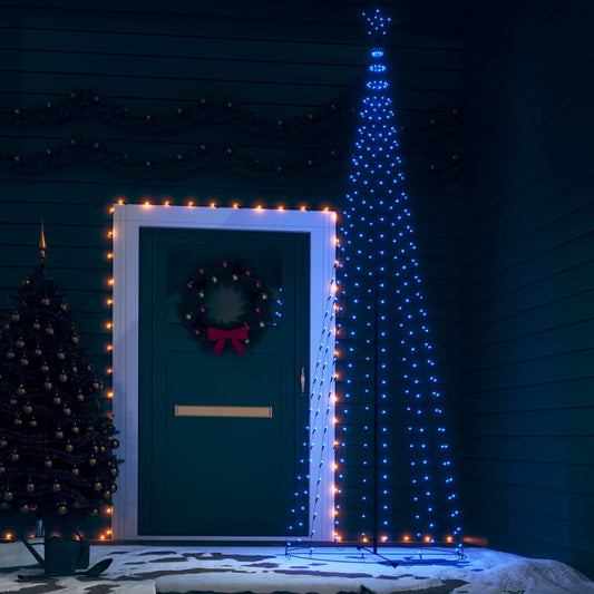 Kegelkerstboom 330 Led's 100X300 Cm Blauw