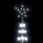Kegelkerstboom 400 Led's 100X360 Cm Koudwit