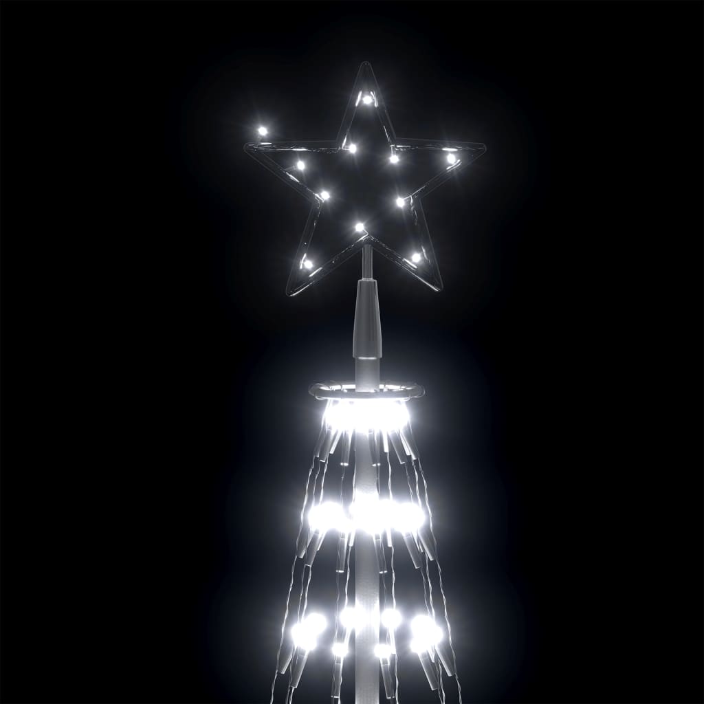 Kegelkerstboom 400 Led's 100X360 Cm Koudwit