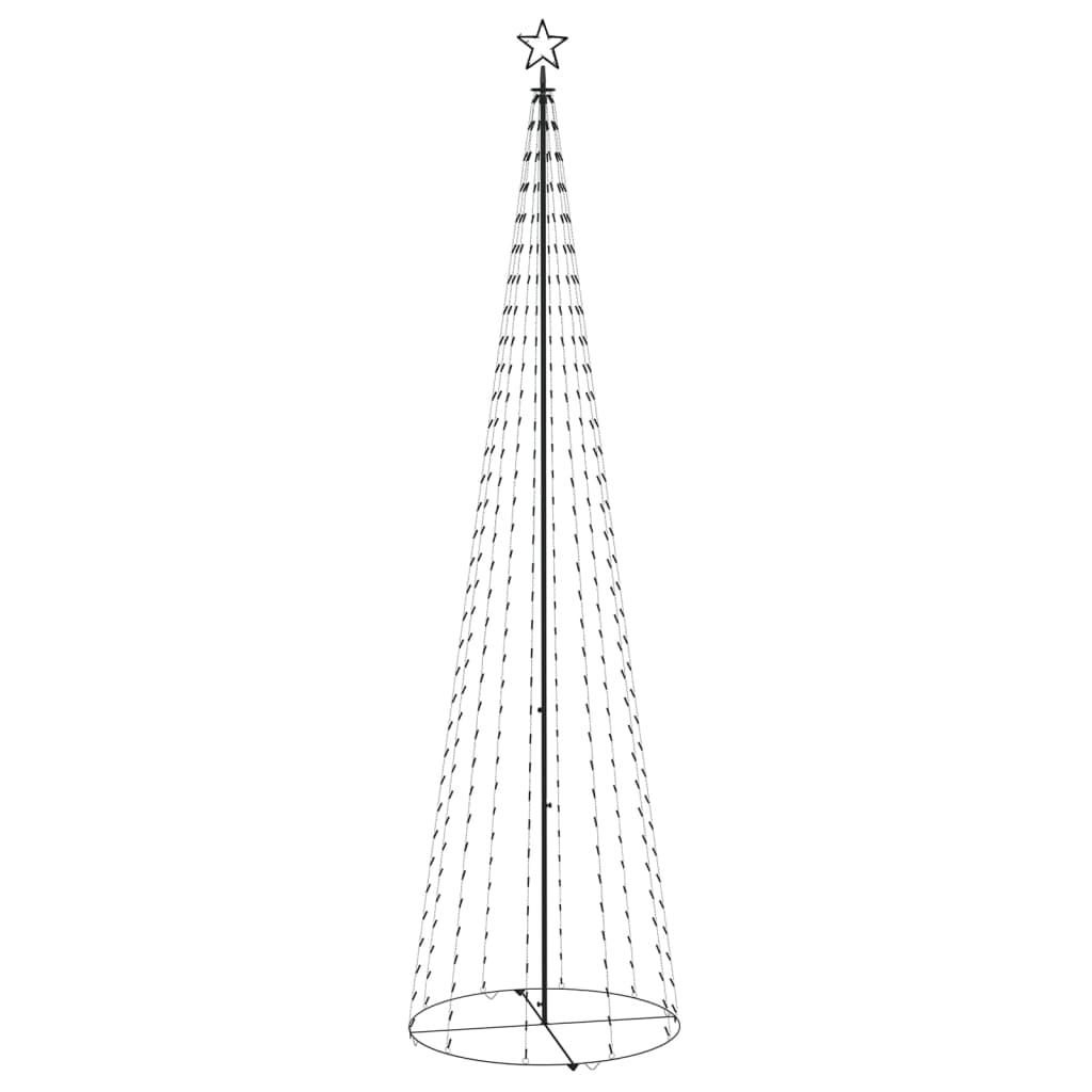 Kegelkerstboom 400 Led's 100X360 Cm Koudwit
