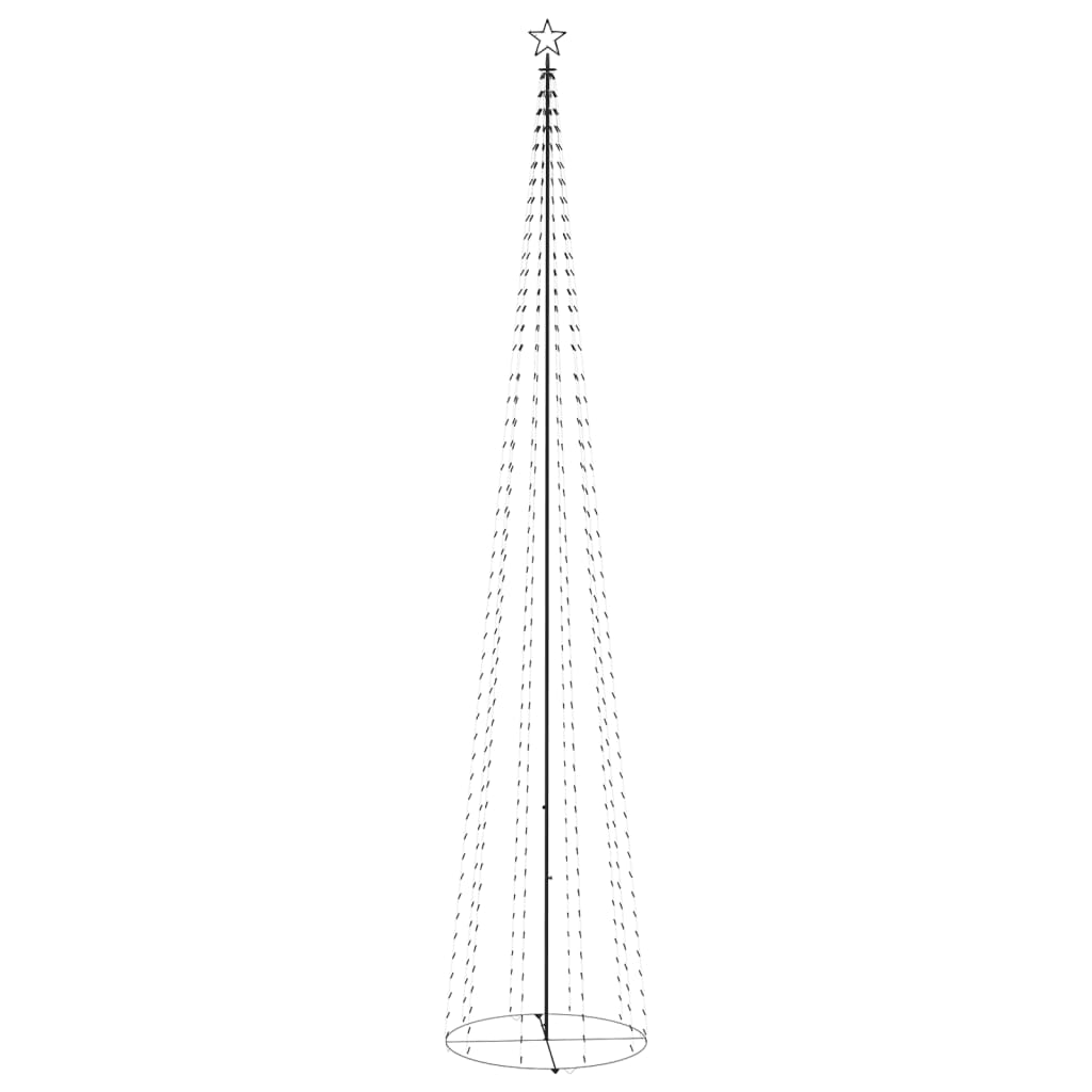 Kegelkerstboom 752 Led's 160X500 Cm Blauw