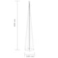 Kegelkerstboom 752 Led's 160X500 Cm Blauw