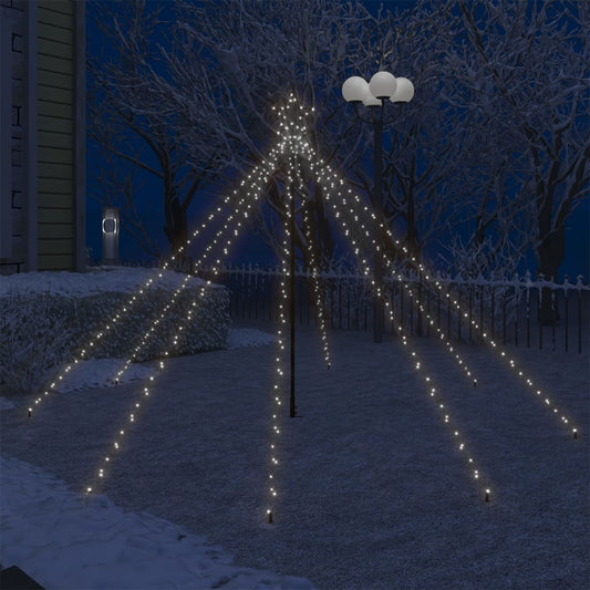 Kerstboomverlichting Waterval Met 400 Led's Binnen Buiten 2,5 M