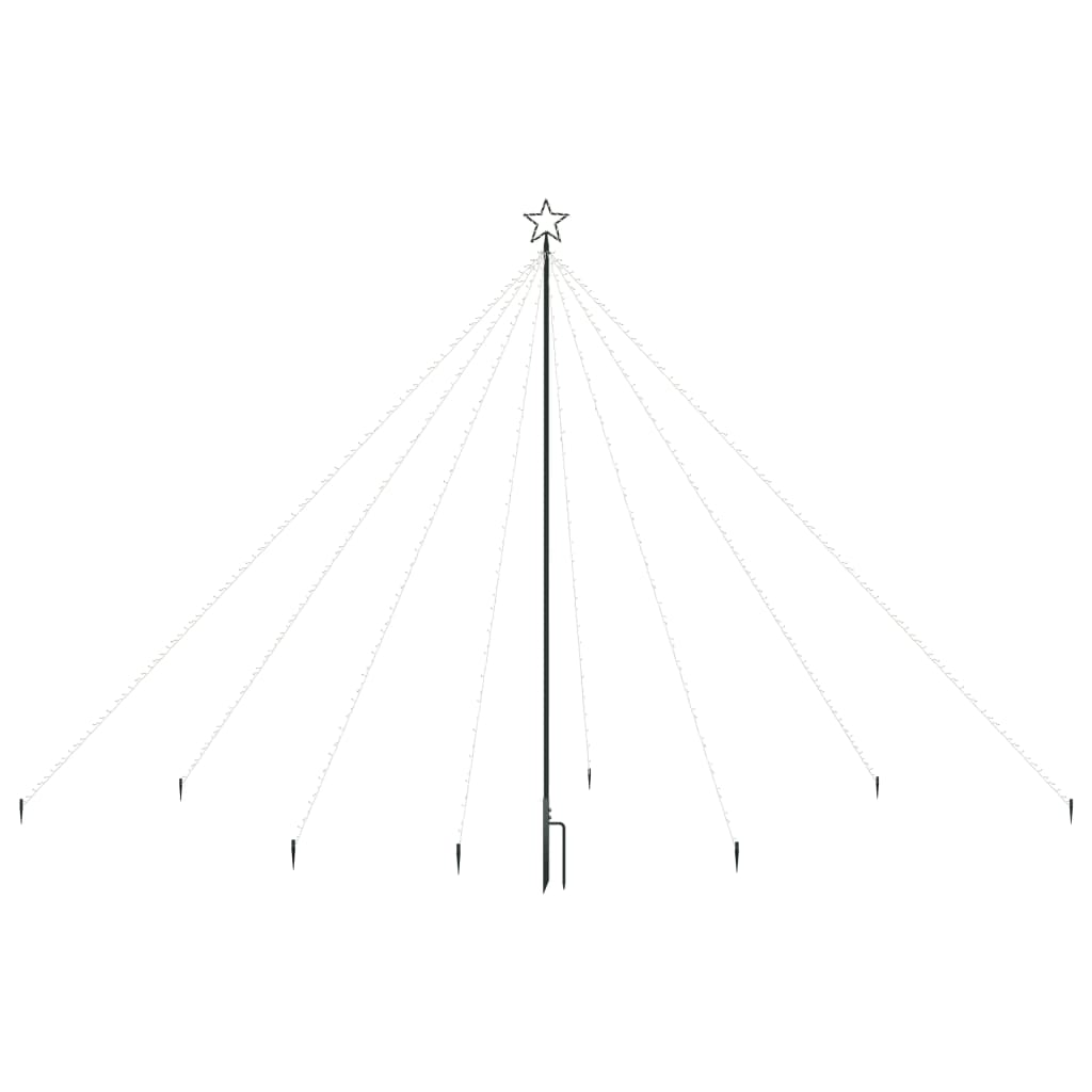 Kerstboomverlichting 576 Led's Binnen/Buiten 3,6 M Meerkleurig