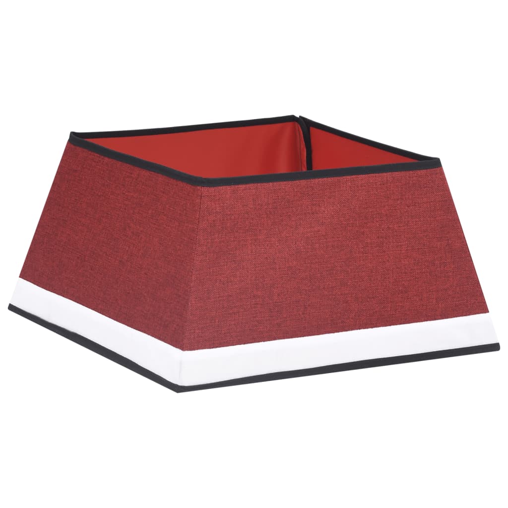 Kerstboomrok 48X48X25 Cm Rood En Wit