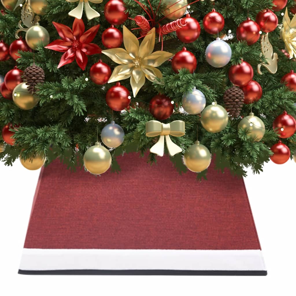 Kerstboomrok 48X48X25 Cm Rood En Wit