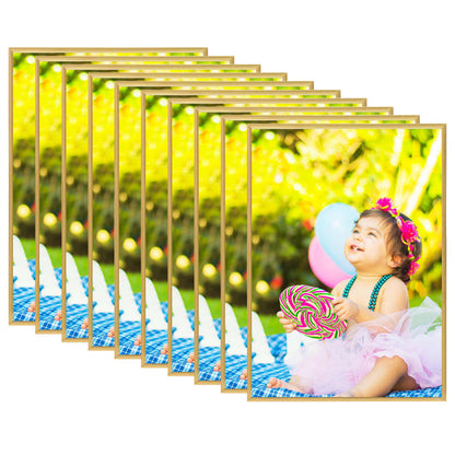 Fotolijsten 10 St Voor Tafel 15X21Cm Mdf Goudkleurig