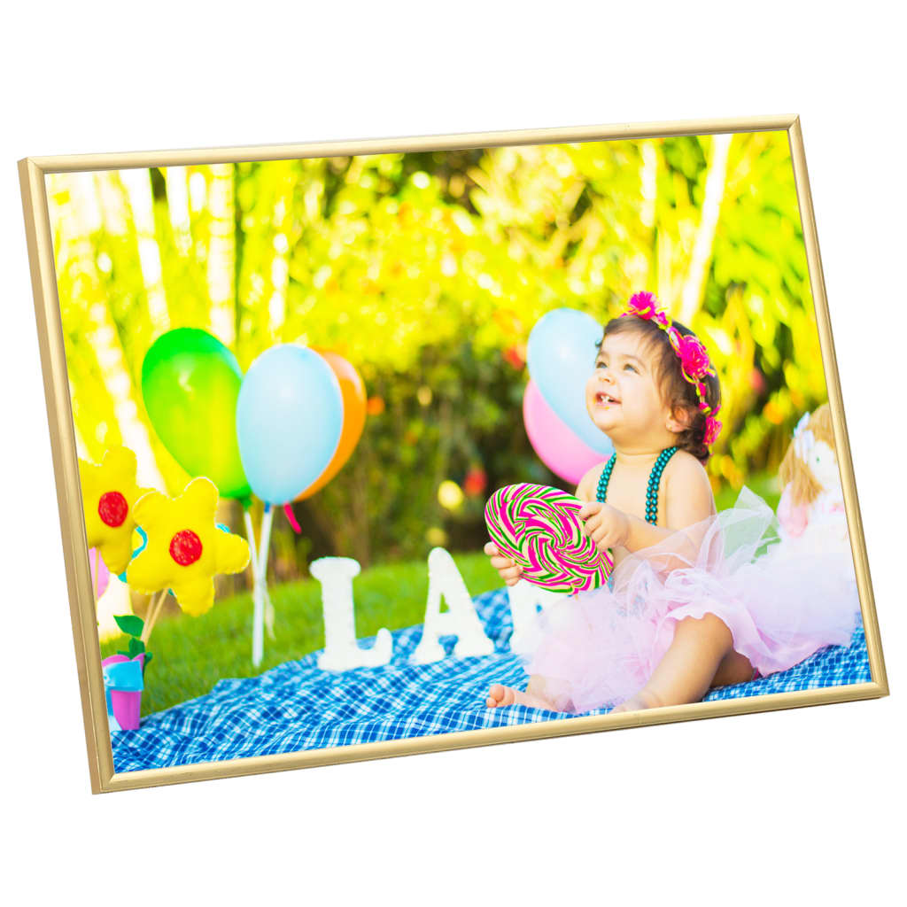 Fotolijsten 10 St Voor Tafel 15X21Cm Mdf Goudkleurig