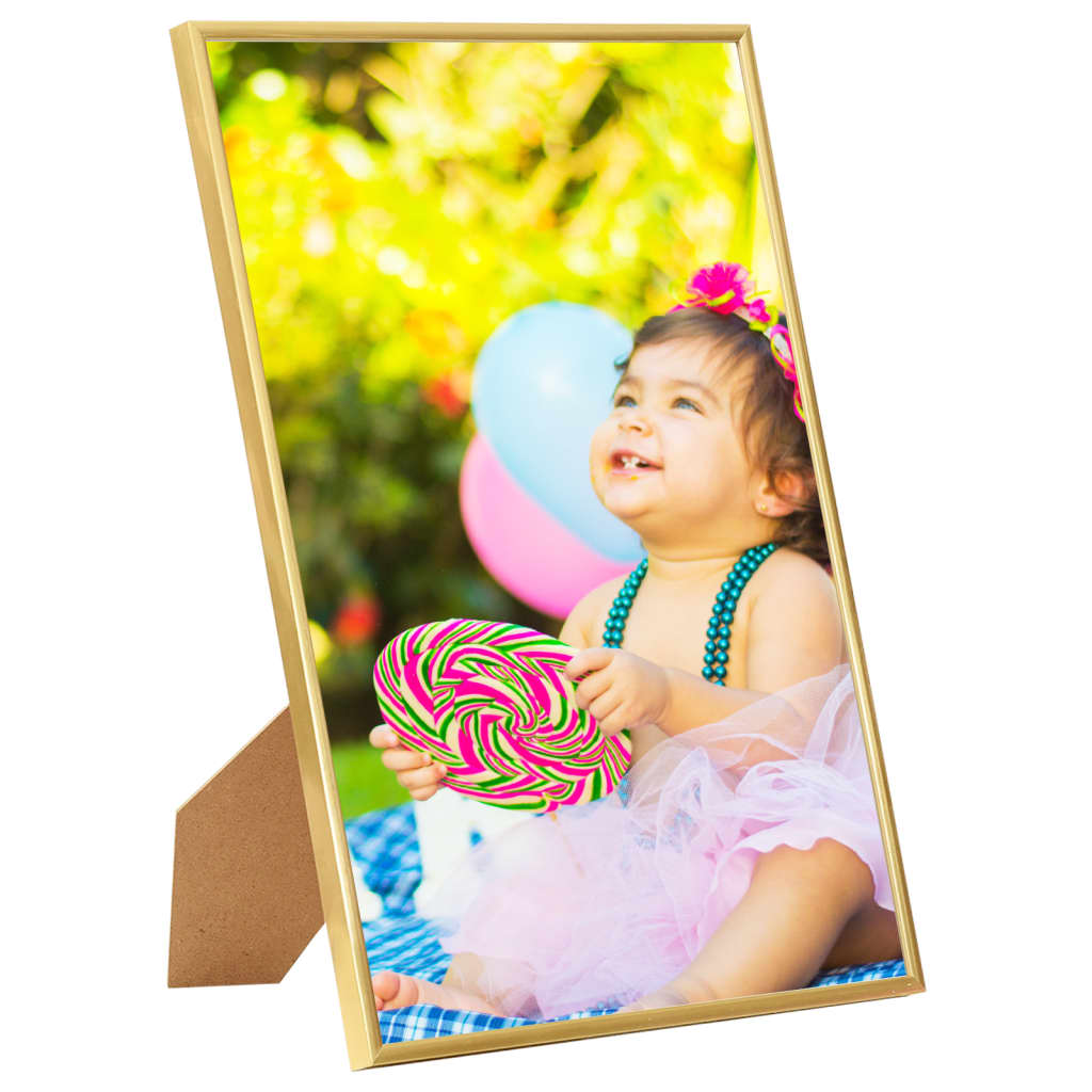 Fotolijsten 10 St Voor Tafel 15X21Cm Mdf Goudkleurig