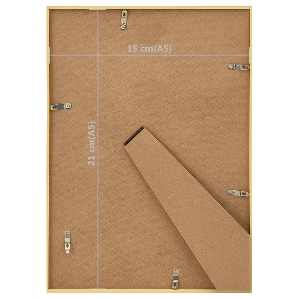 Fotolijsten 10 St Voor Tafel 15X21Cm Mdf Goudkleurig