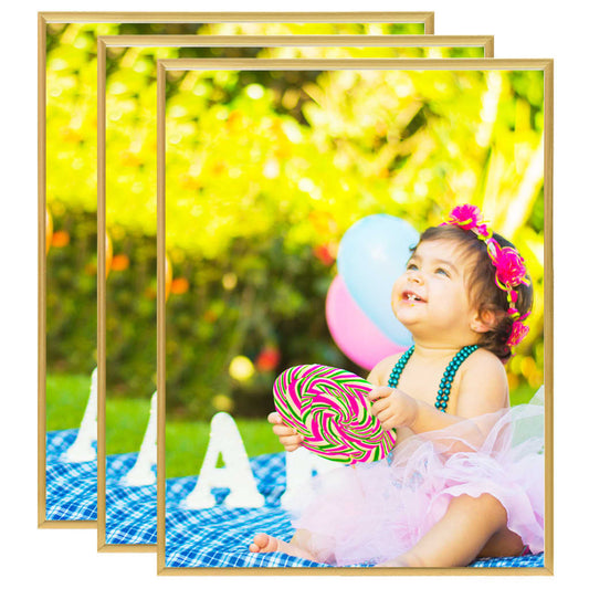 Fotolijsten 3 St Voor Tafel 20X25 Cm Mdf Goudkleurig
