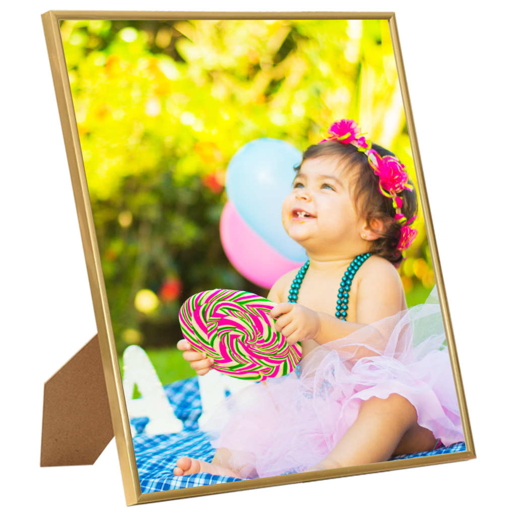 Fotolijsten 5 St Voor Tafel 30X30 Cm Mdf Goudkleurig