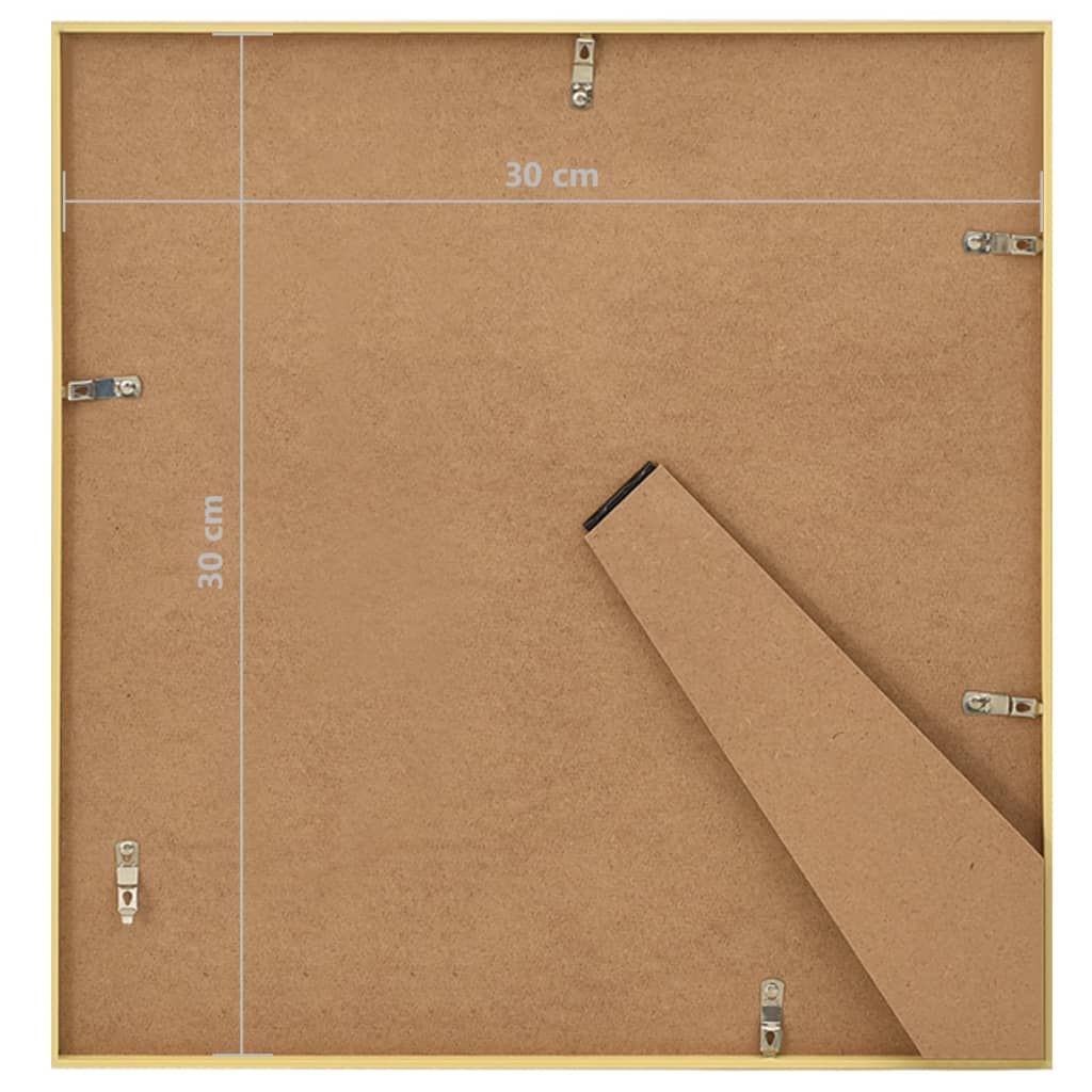 Fotolijsten 5 St Voor Tafel 30X30 Cm Mdf Goudkleurig