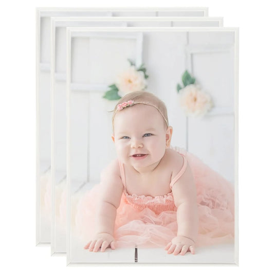 Fotolijsten 3 St Voor Tafel 15X21Cm Mdf Zilverkleurig