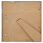 Fotolijsten 3 St Voor Wand Of Tafel 20X20 Cm Mdf Zilverkleurig