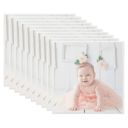 Fotolijsten 10 St Voor Tafel 20X20Cm Mdf Zilverkleurig