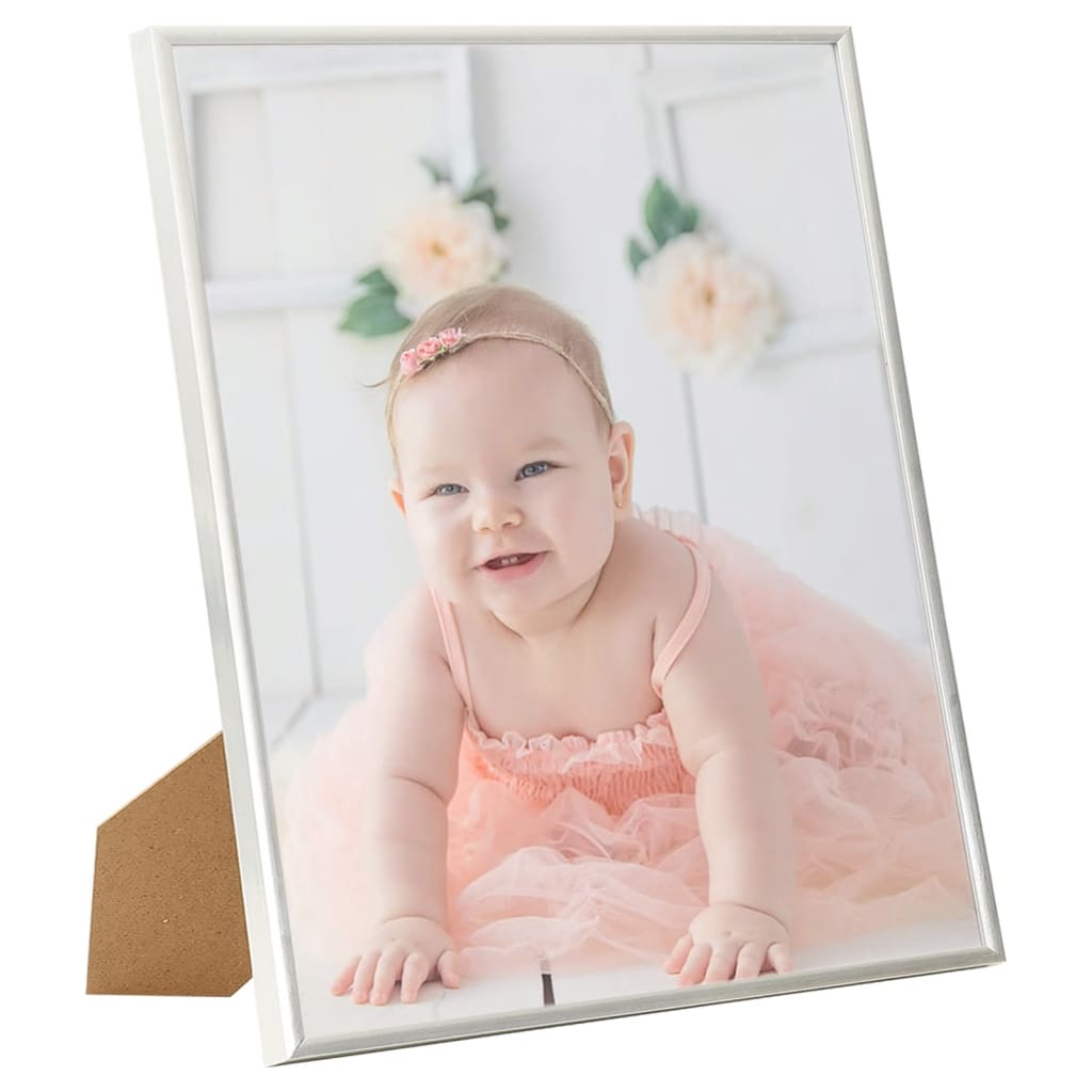 Fotolijsten 10 St Voor Tafel 20X20Cm Mdf Zilverkleurig