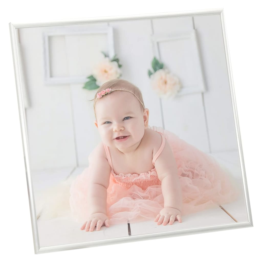Fotolijsten 10 St Voor Tafel 20X20Cm Mdf Zilverkleurig
