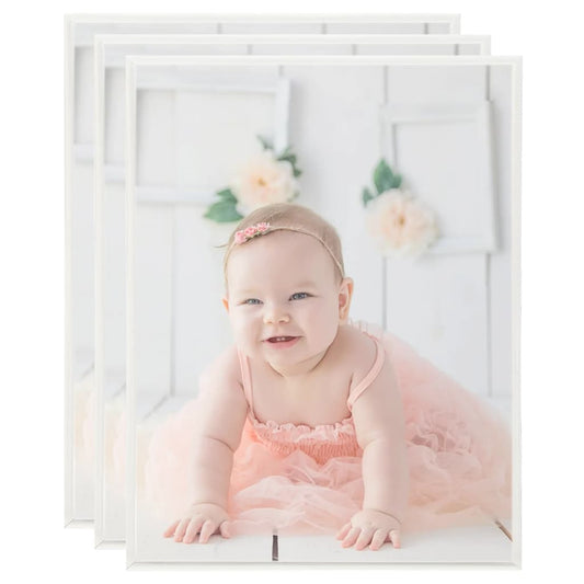 Fotolijsten 3 St Voor Tafel 20X25Cm Mdf Zilverkleurig