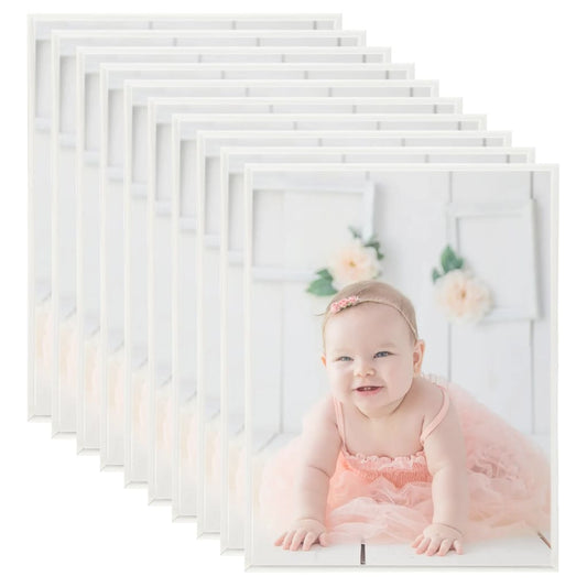 Fotolijsten 10 St Voor Tafel 20X25Cm Mdf Zilverkleurig