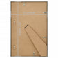 Fotolijsten 3 St Voor Tafel 21X29,7Cm Mdf Zilverkleurig