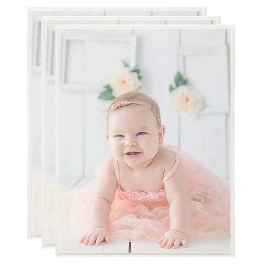 Fotolijsten 3 St Voor Wand 40X50 Cm Mdf Zilverkleurig