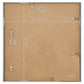 Fotolijsten 5 St Voor Wand 50X50Cm Mdf Zilverkleurig