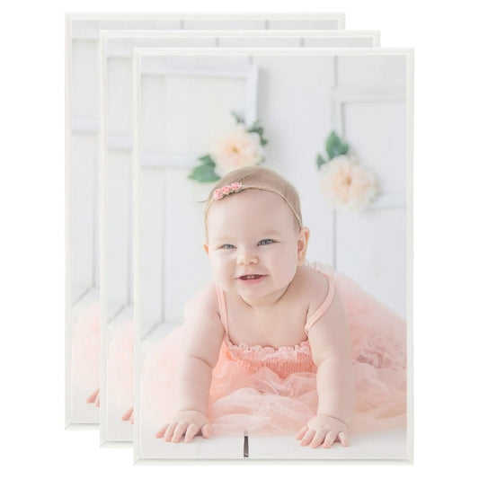 Fotolijsten 3 St Voor Wand 50X70Cm Mdf Zilverkleurig