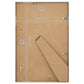 Fotolijsten 5 St Voor Wand Of Tafel 59,4X84 Cm Mdf Zilverkleur