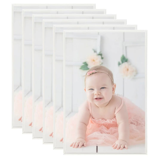 Fotolijsten 5 St Voor Wand Of Tafel 70X90 Cm Mdf Zilverkleurig